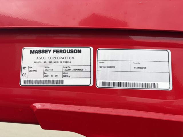 2022 Massey Ferguson 5S.135 Deluxe Tractor