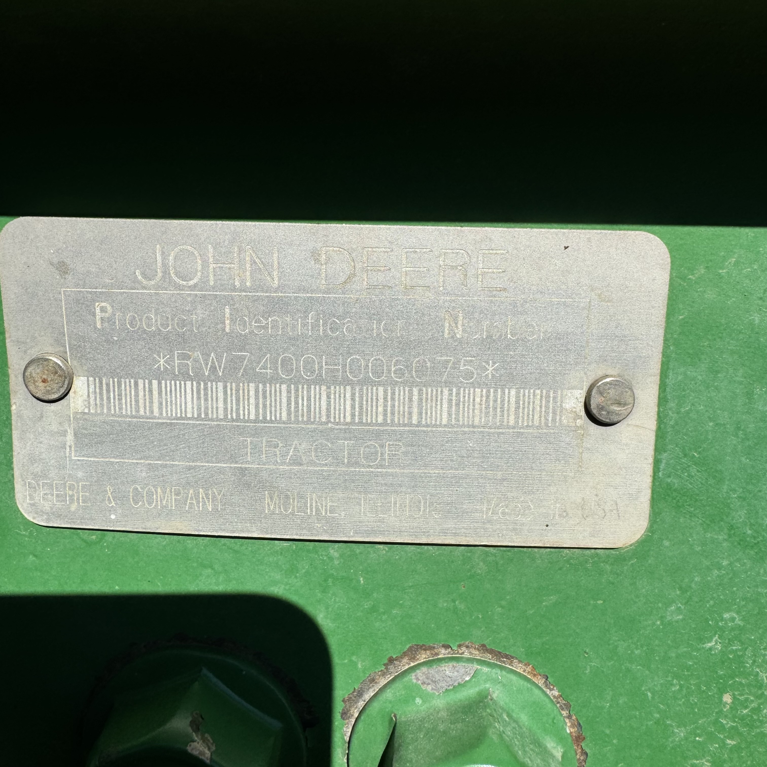 John Deere 7400 Tractor