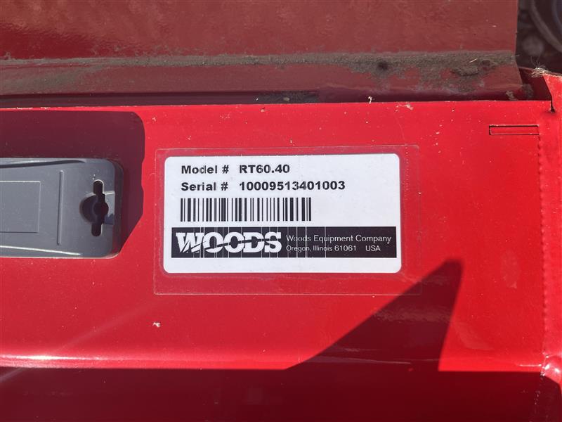 2024 Woods RT60.40 Tiller