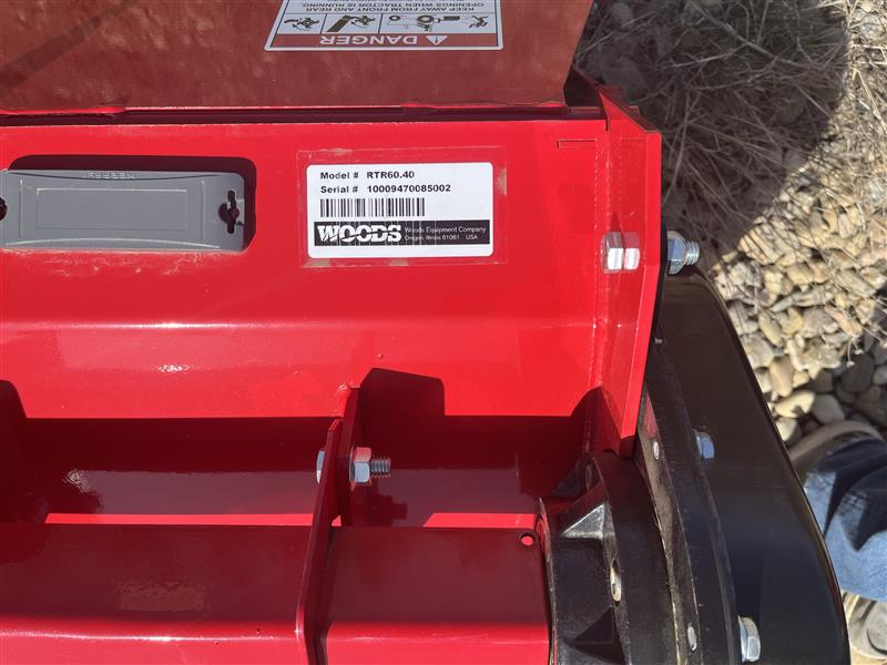 2024 Woods RTR60.40 Rotary Tiller