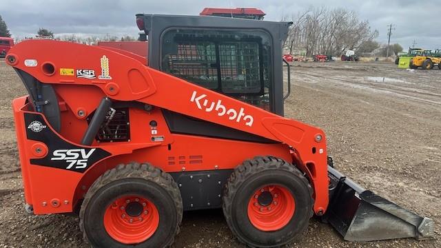 2022 Kubota SSV75 Skid Steer Loader