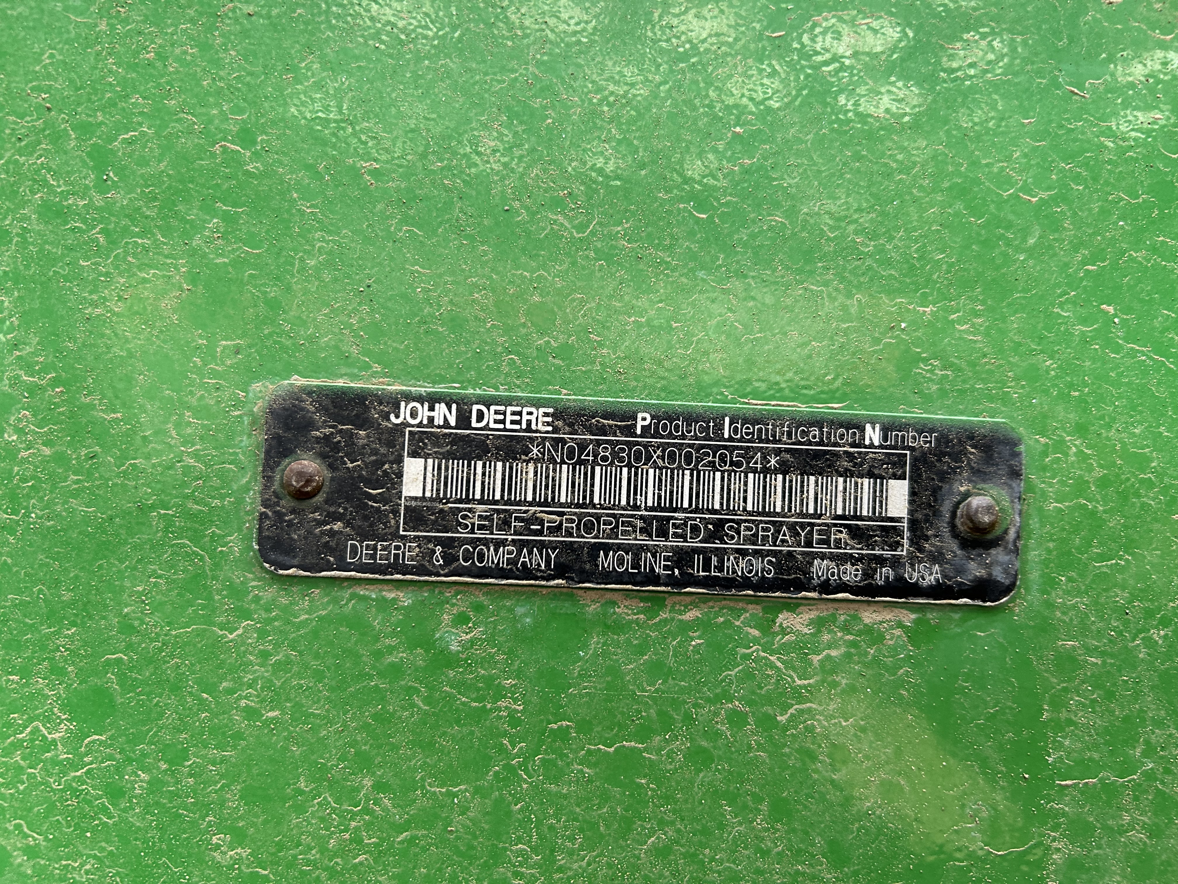 2008 John Deere 4830 Sprayer/High Clearance