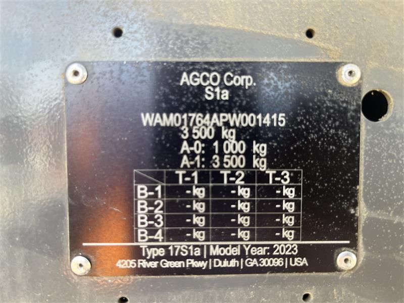 2023 Massey Ferguson 4180V Baler/Round