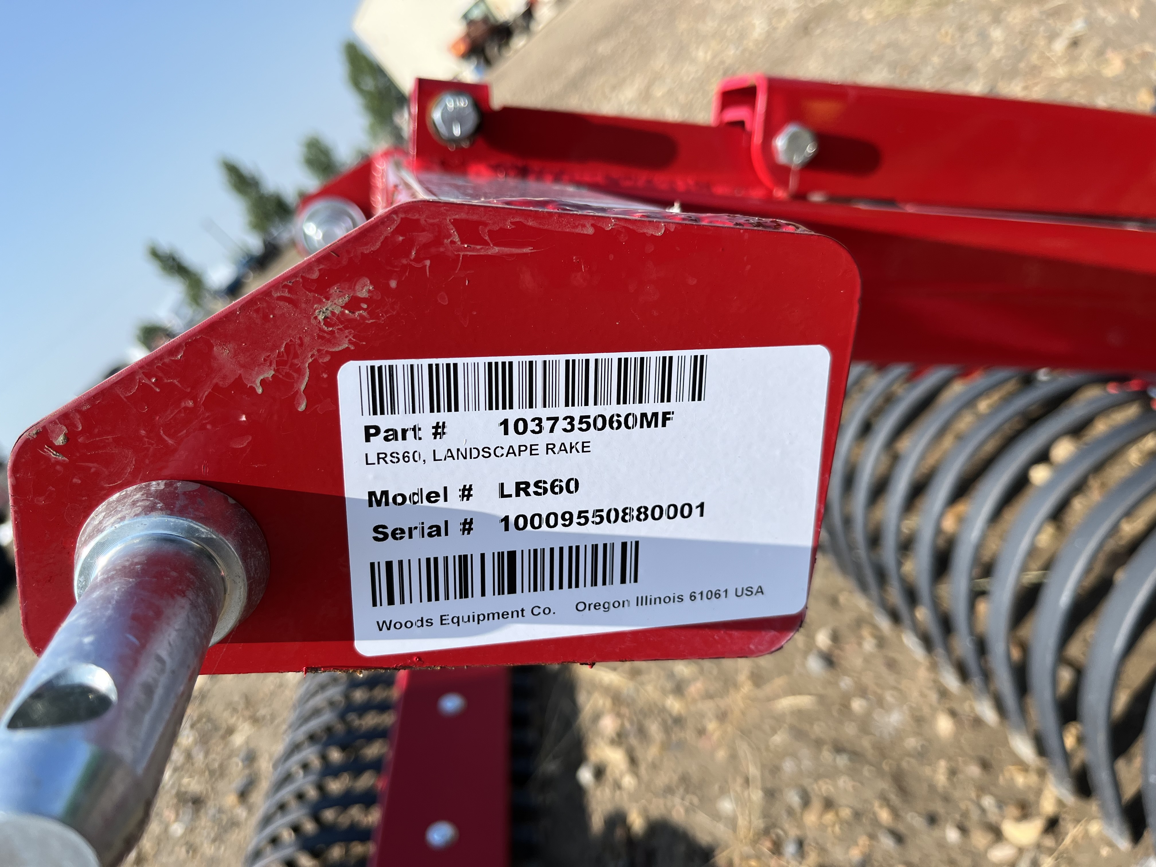 2024 Woods LRS60 Rake/Landscape