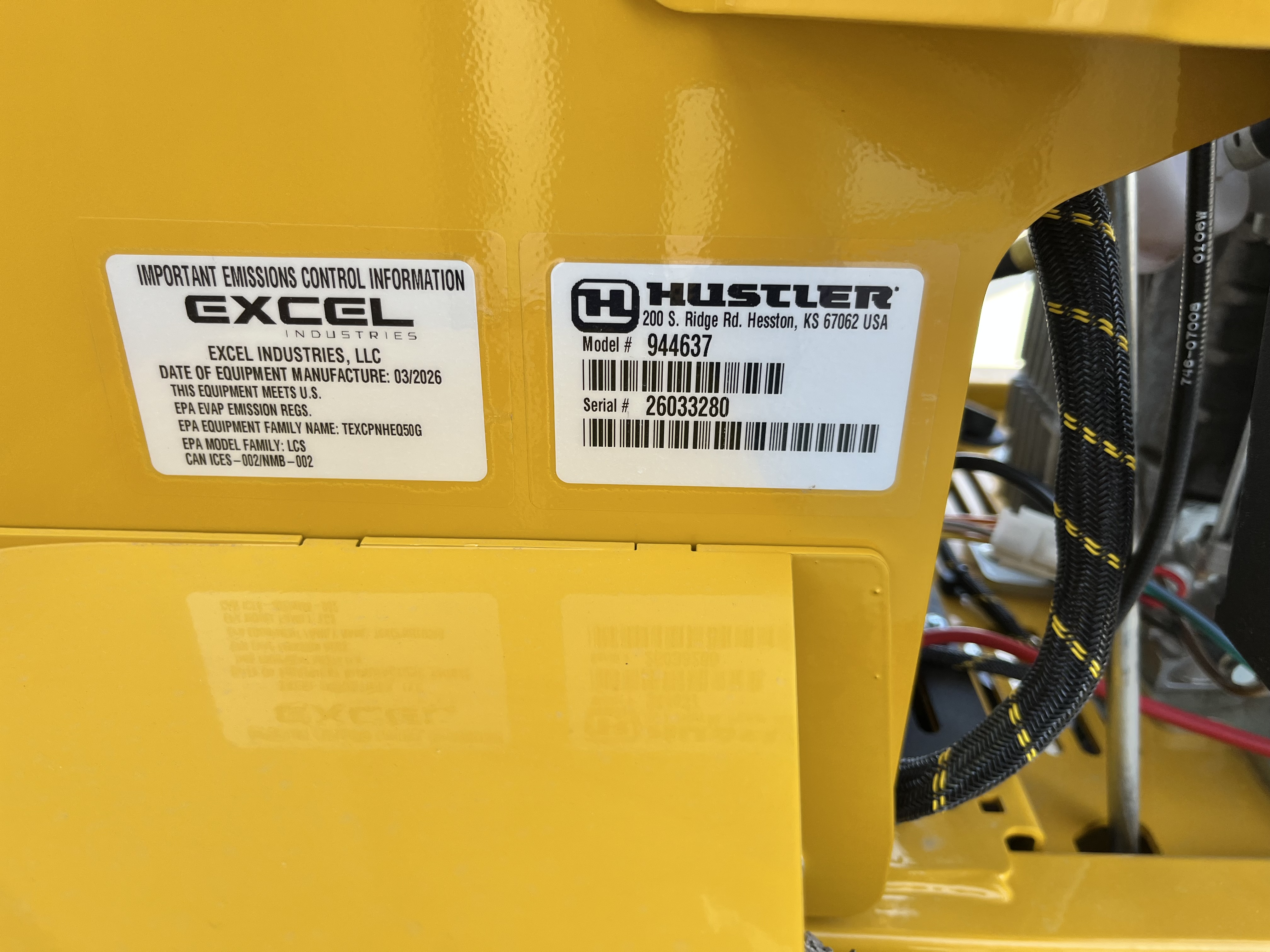 2026 Hustler Excel Surfer X Mower