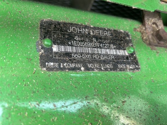 2015 John Deere 569 Baler/Round