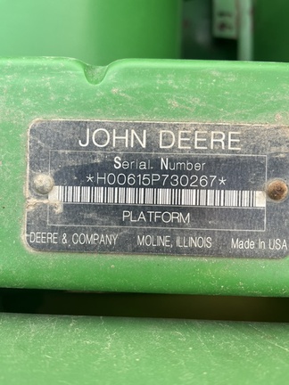 2008 John Deere 615P Header Combine