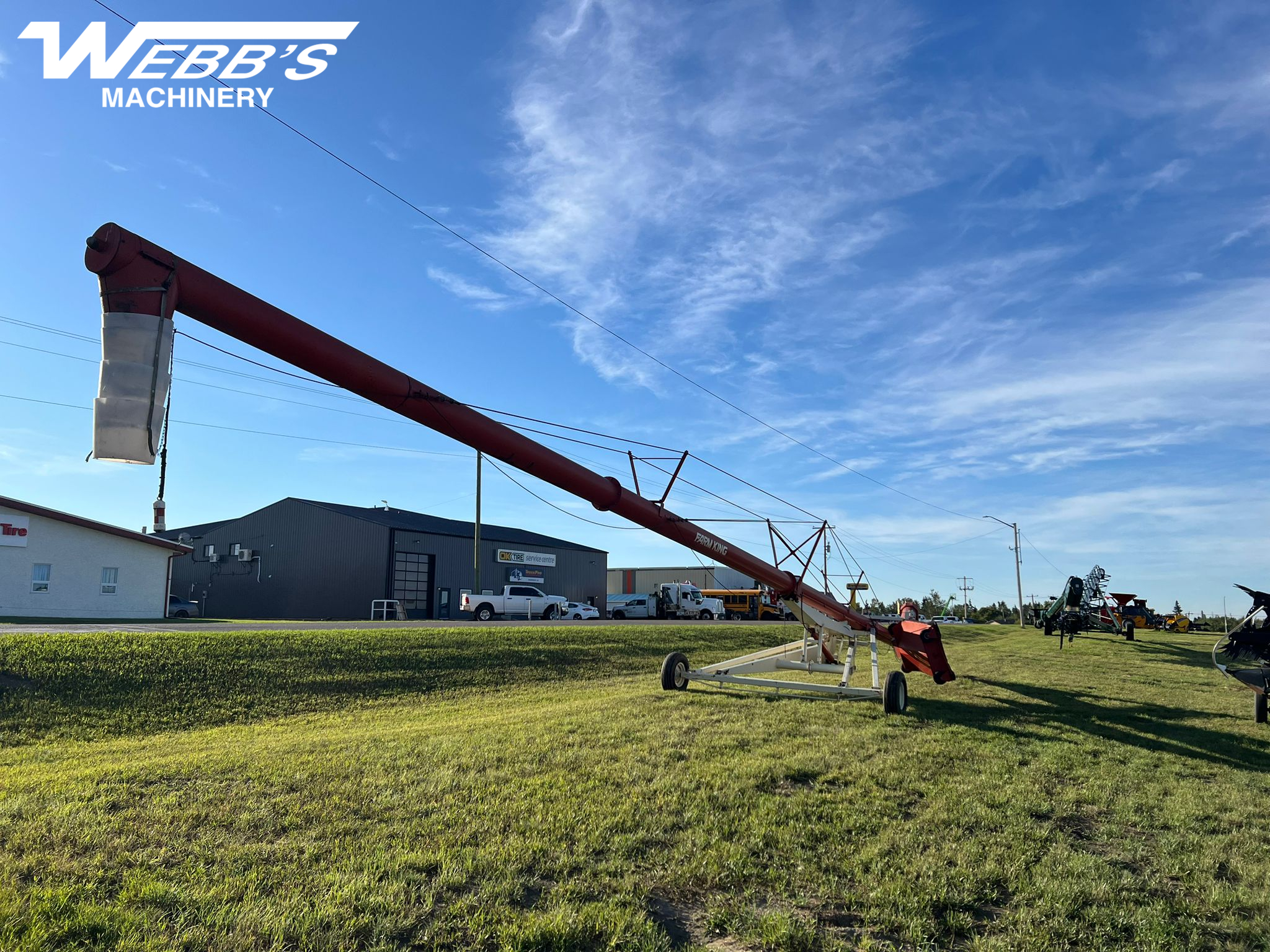 1998 Buhler Farm King 1370 Grain Auger