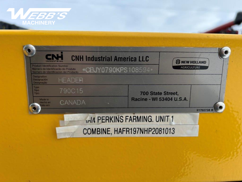 2023 New Holland CR10.90Z Combine