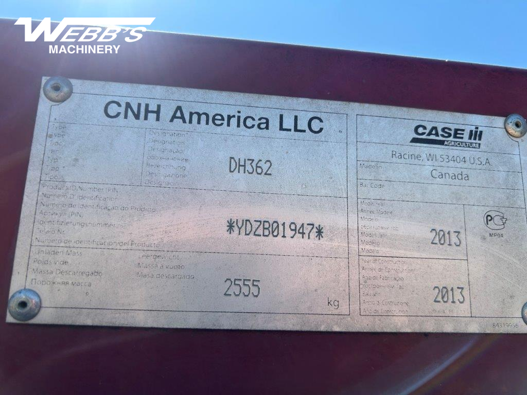 2013 Case IH WD1903 Windrower