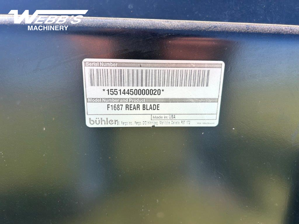 2014 Buhler Farm King 155144 Blade Rear