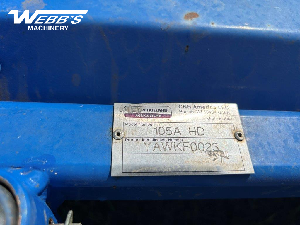 2013 New Holland 105A Tiller