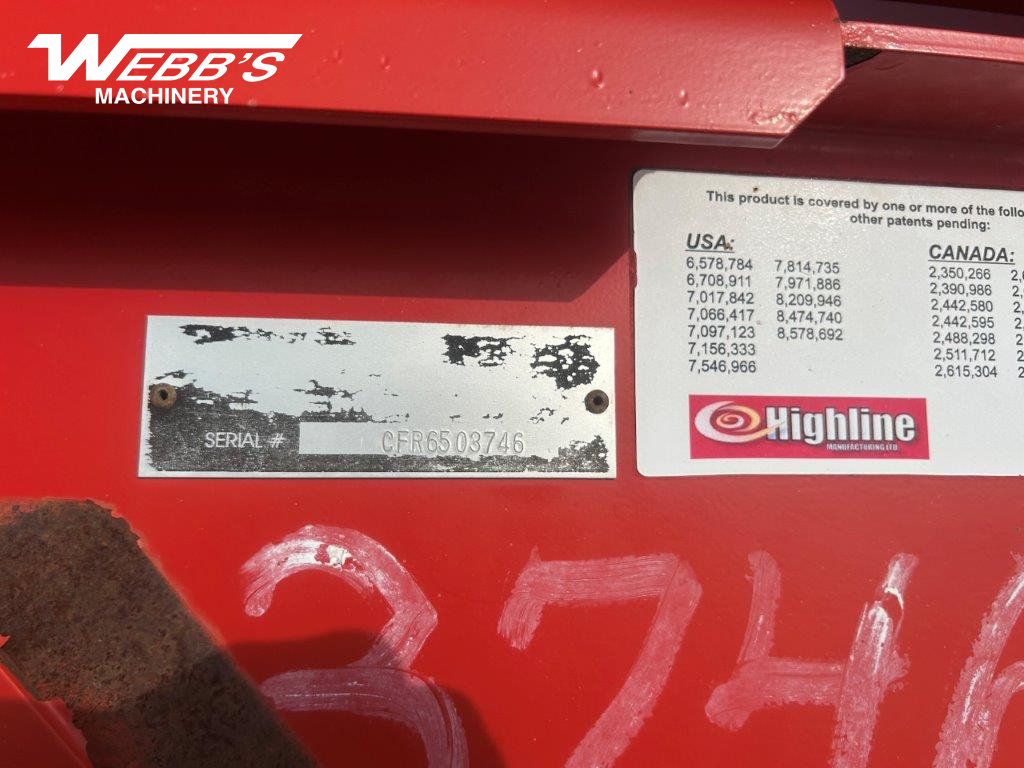 2016 Highline CFR650-200 Bale Processor