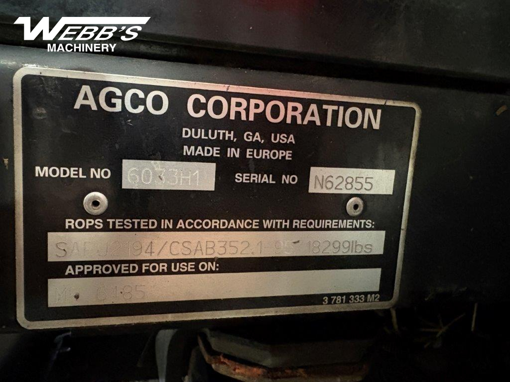 2007 Massey Ferguson 6485 Tractor