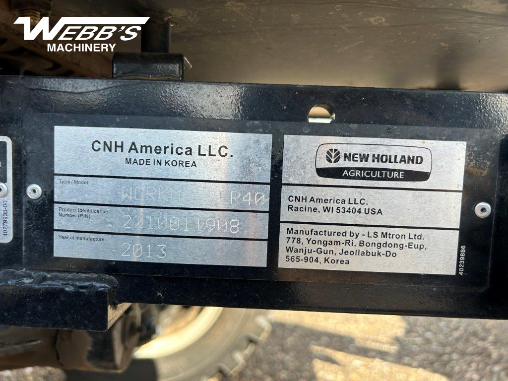 2013 New Holland Workmaster 40 Tractor