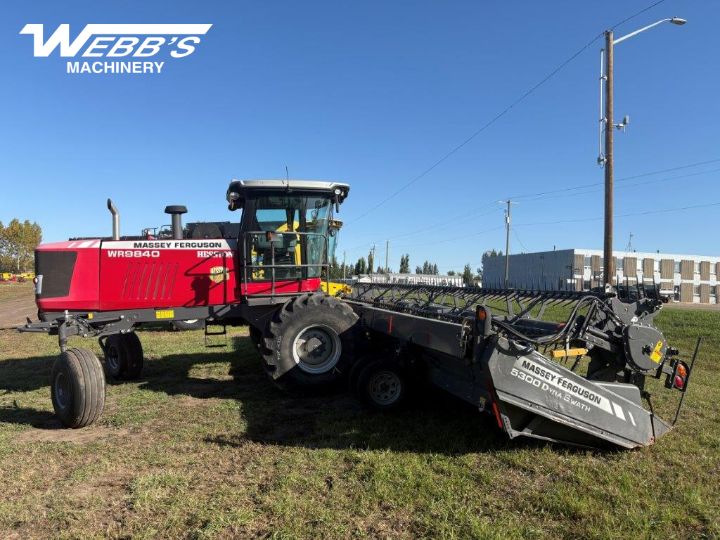 2017 Massey Ferguson WR9840 Windrower