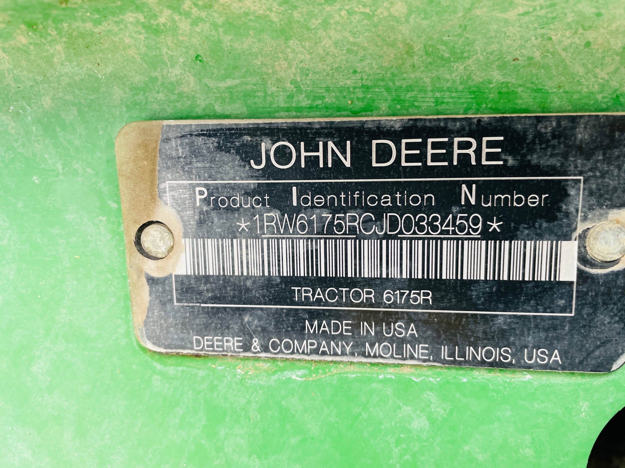 2019 John Deere 6175R Tractor