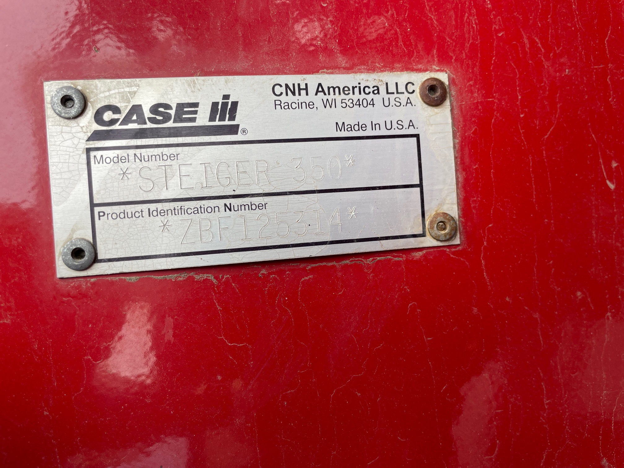 2011 Case IH 350HD Tractor