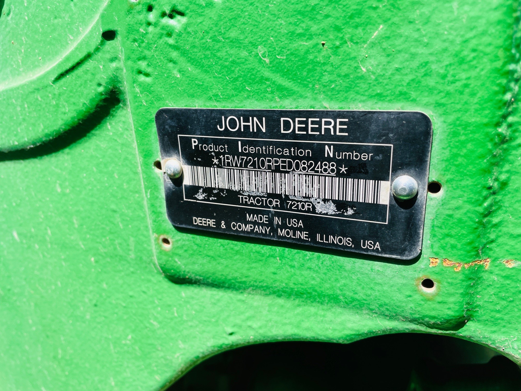 2014 John Deere 7210R Tractor