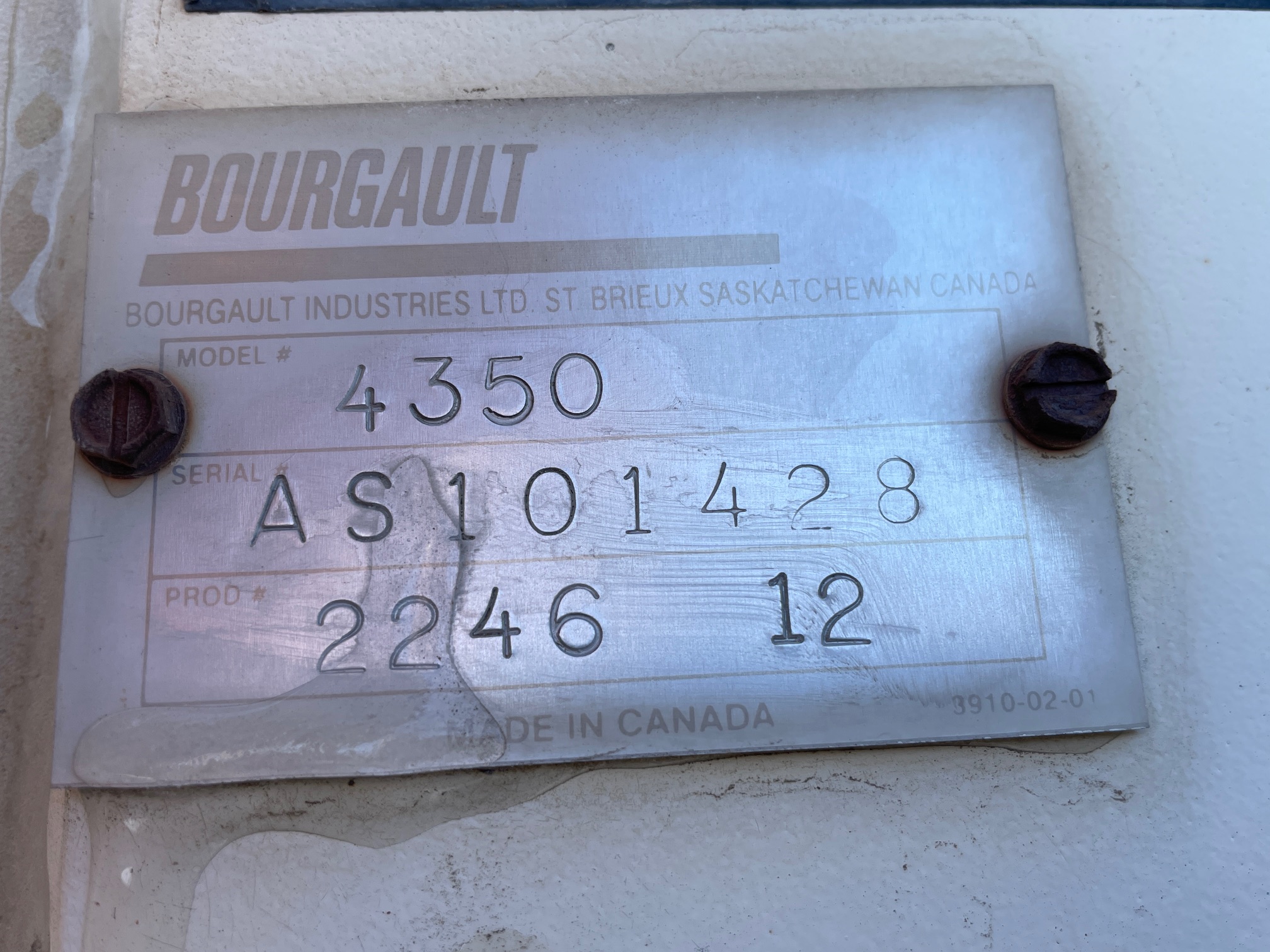 1998 Bourgault 4350 Air Tank/Cart