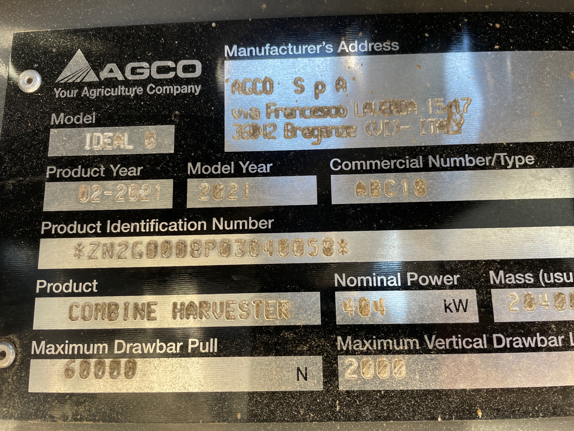 2021 Fendt IDEAL 8 Combine