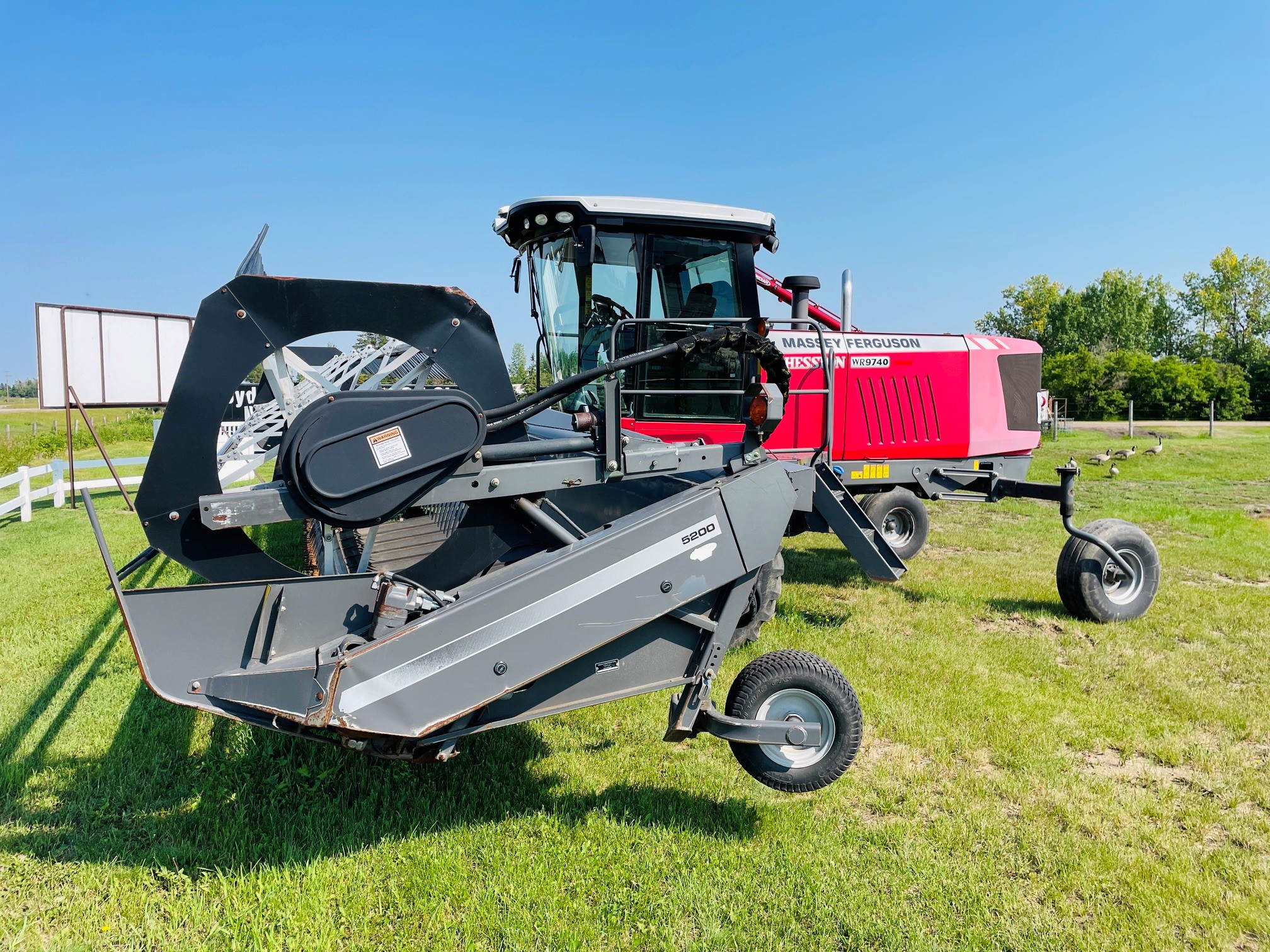 2012 Massey Ferguson WR9740 Swather