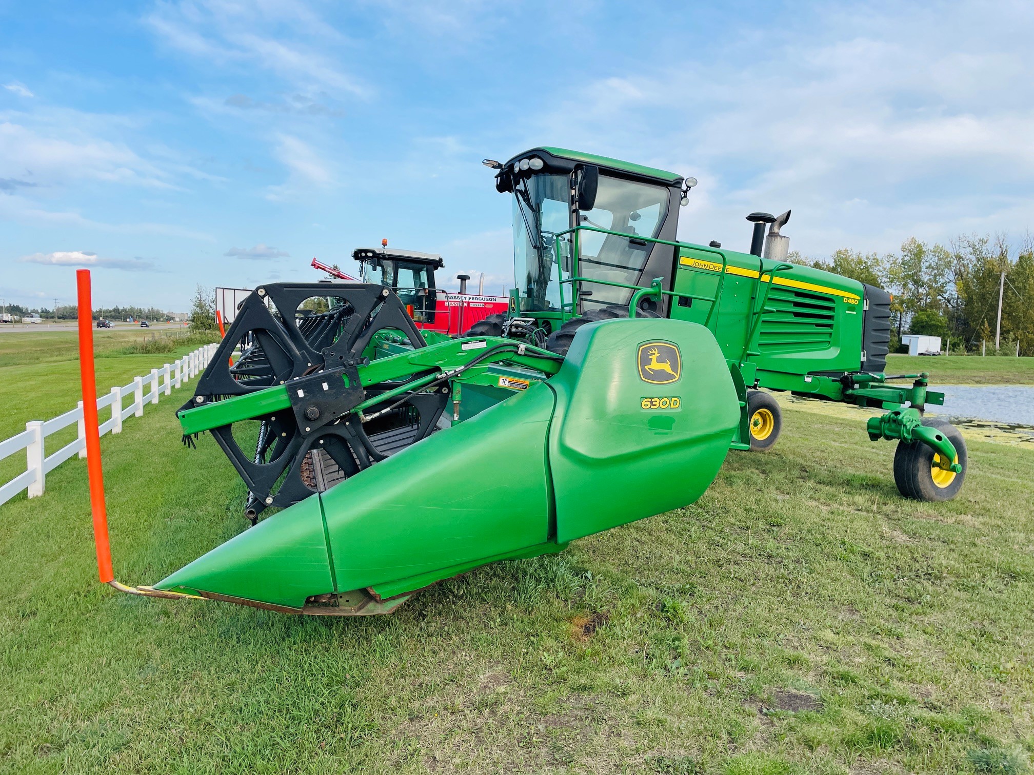 2012 John Deere D450 Swather