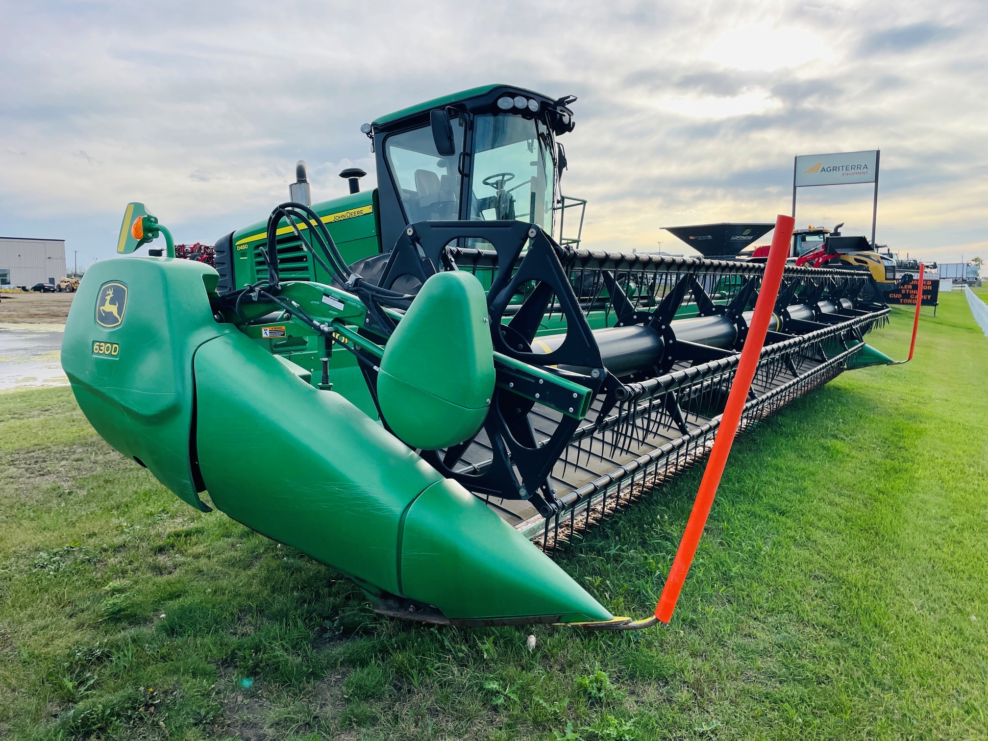 2012 John Deere D450 Swather