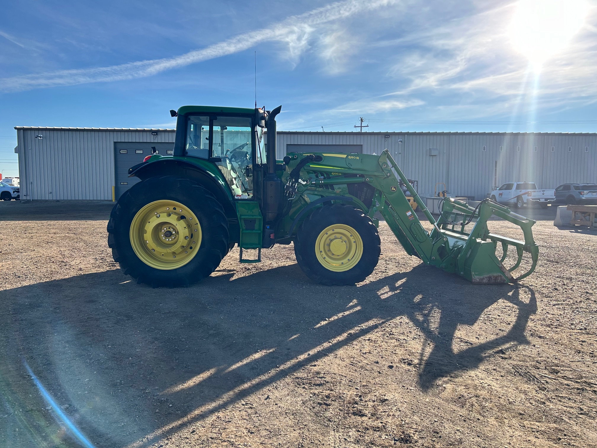 2019 John Deere 6195M Cab Tractor