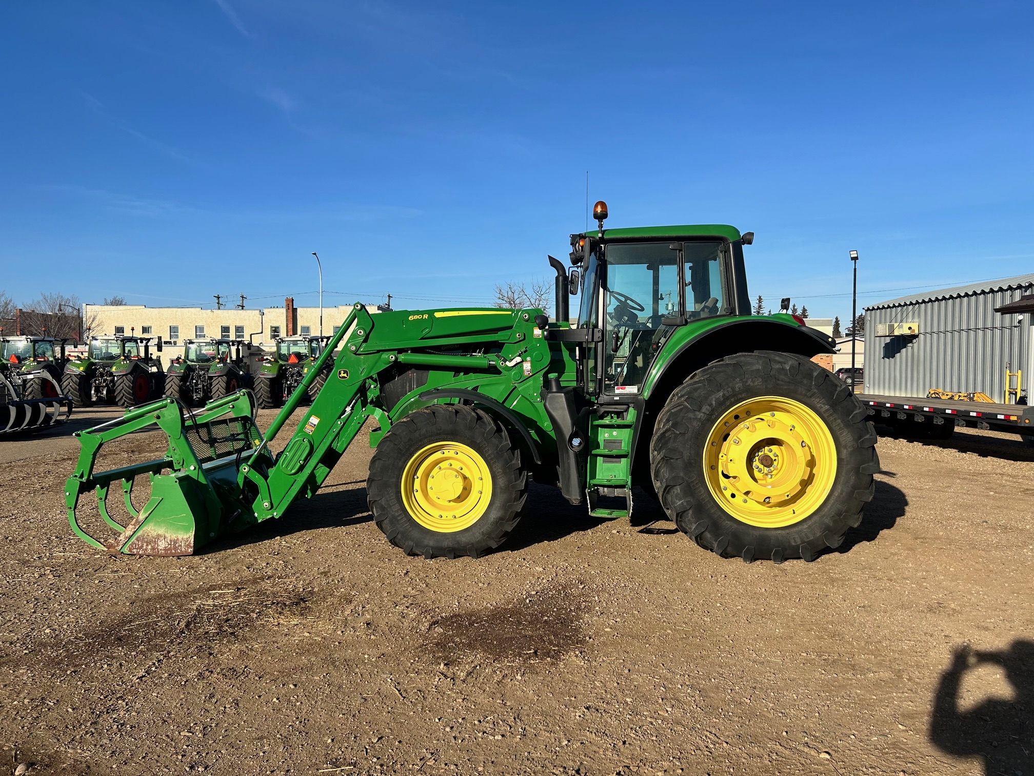 2019 John Deere 6195M Cab Tractor