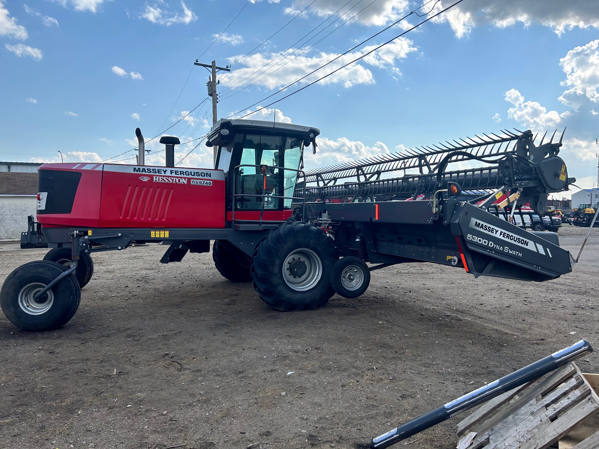 2015 Massey Ferguson WR9740 Windrower