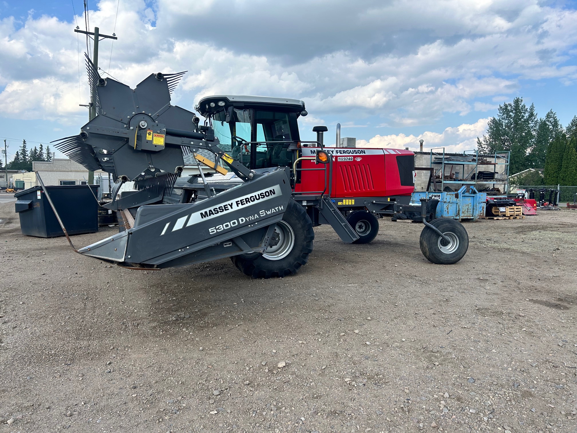 2015 Massey Ferguson WR9740 Windrower