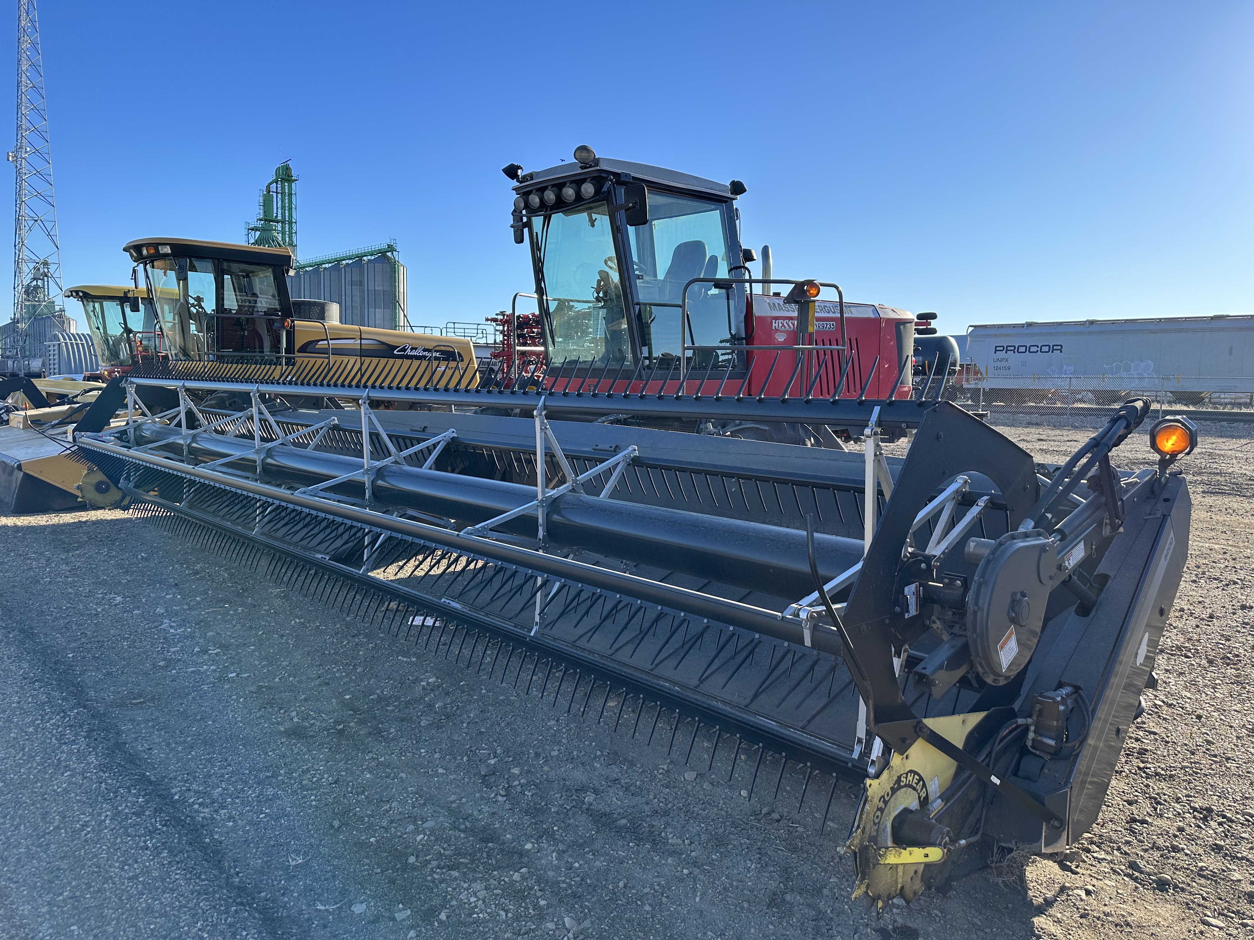 2013 Massey Ferguson WR9735 Windrower