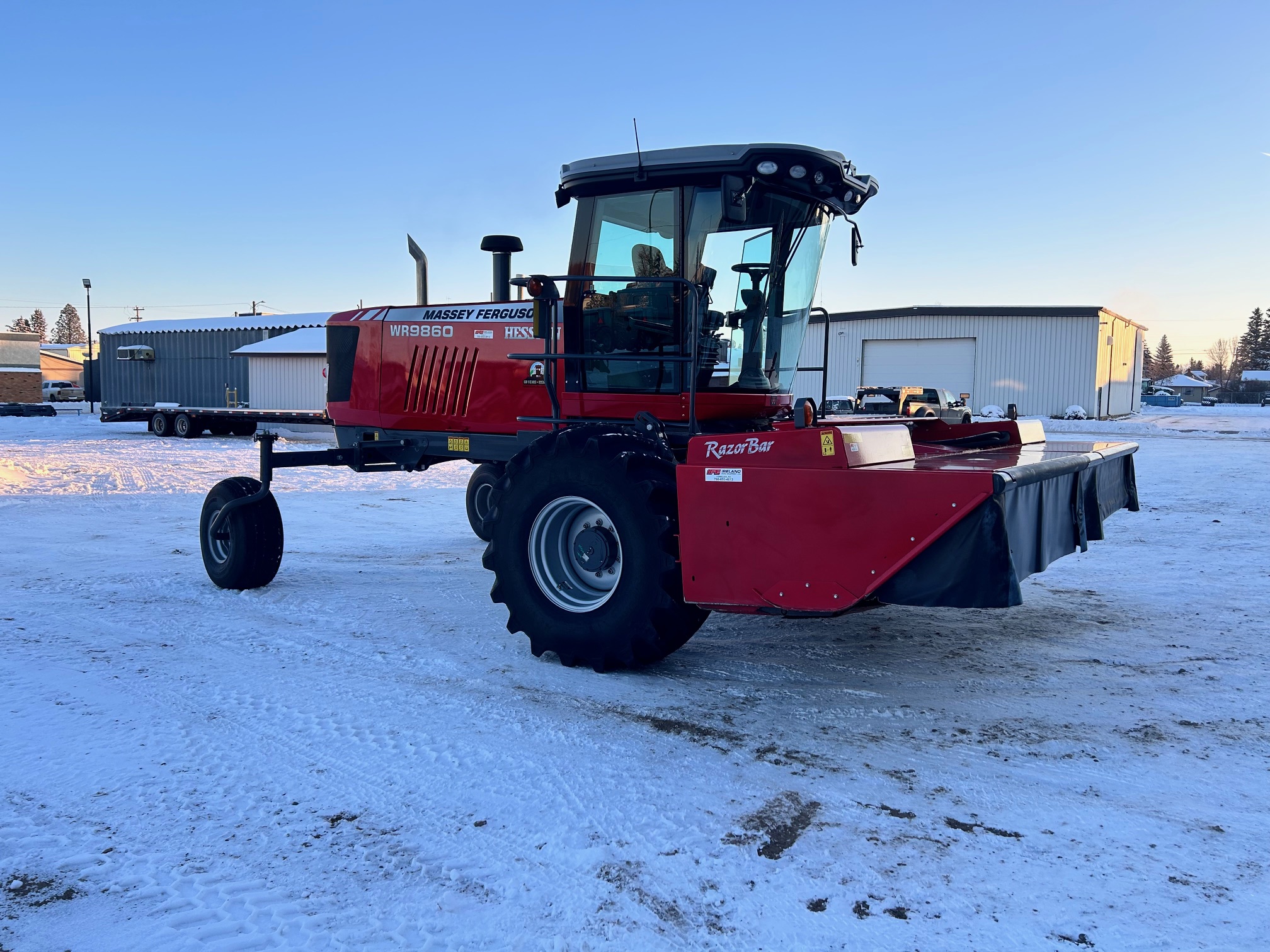 2016 Massey Ferguson WR9860 Windrower