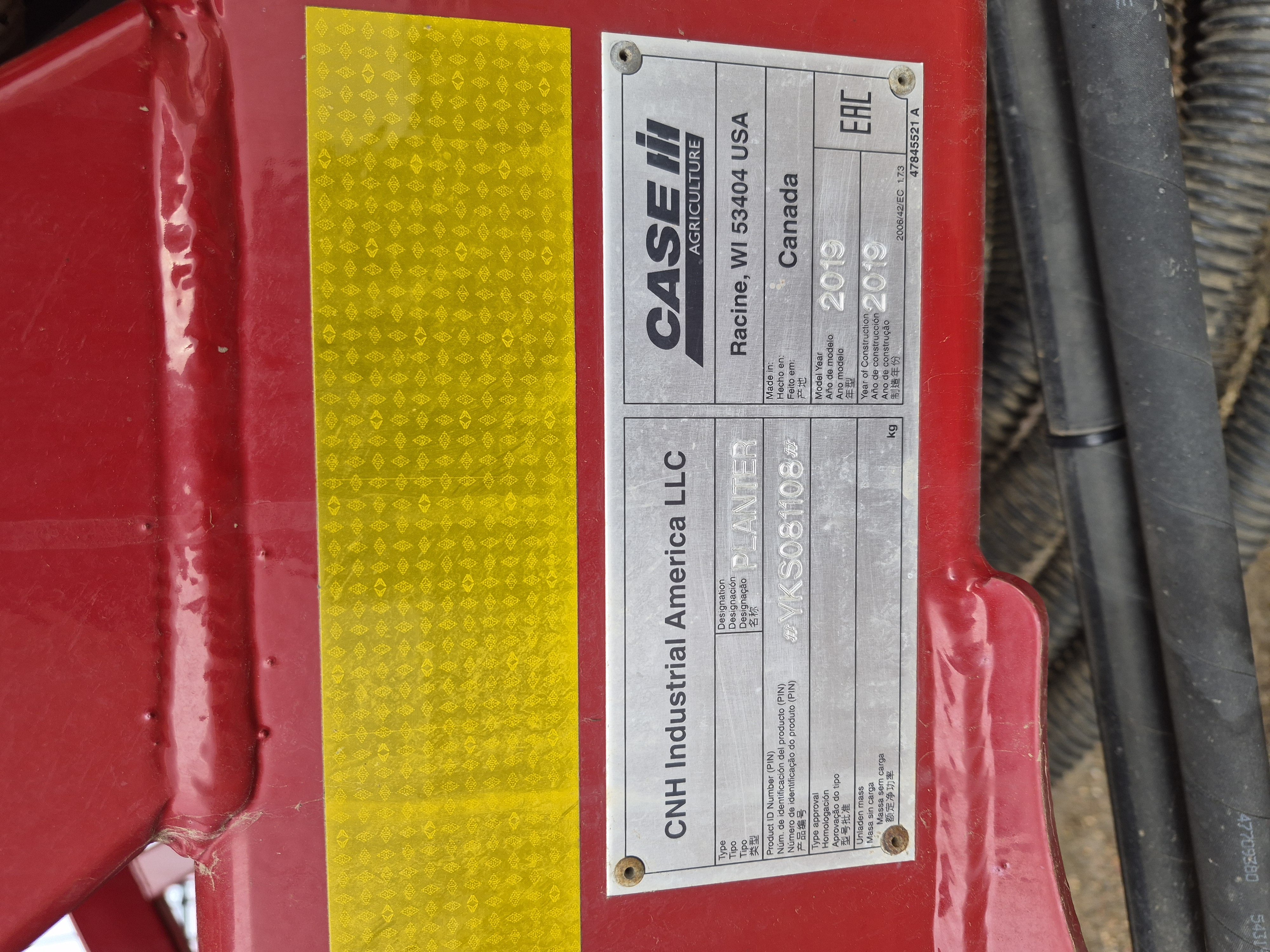 2019 Case 4585 Air Seeder