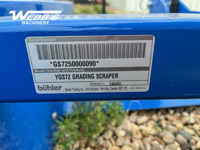 2022 Buhler Farm King YGS72B Scraper