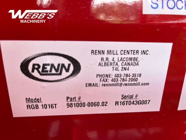 2022 Renn Mill RGB 1016T Bagger