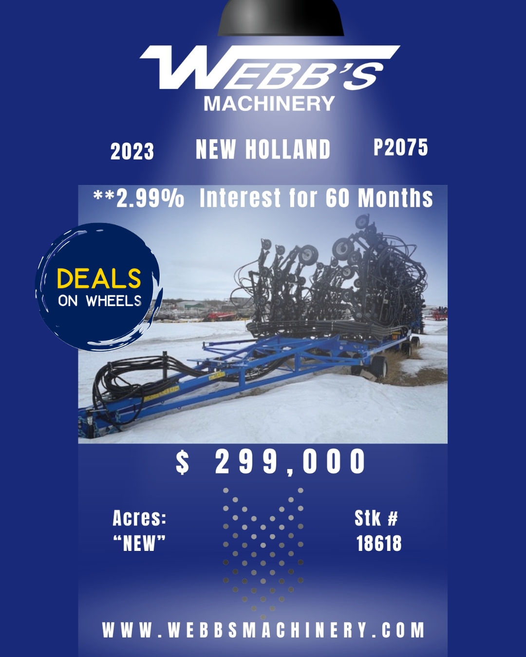 2023 New Holland P2075 Air Drill