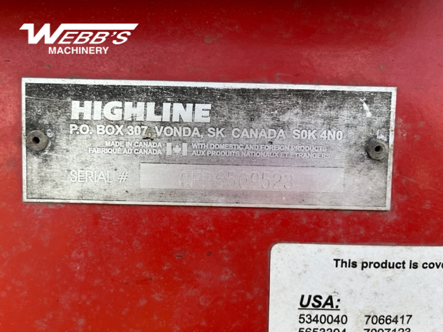 2013 Highline CFR 650-400 Bale Processor