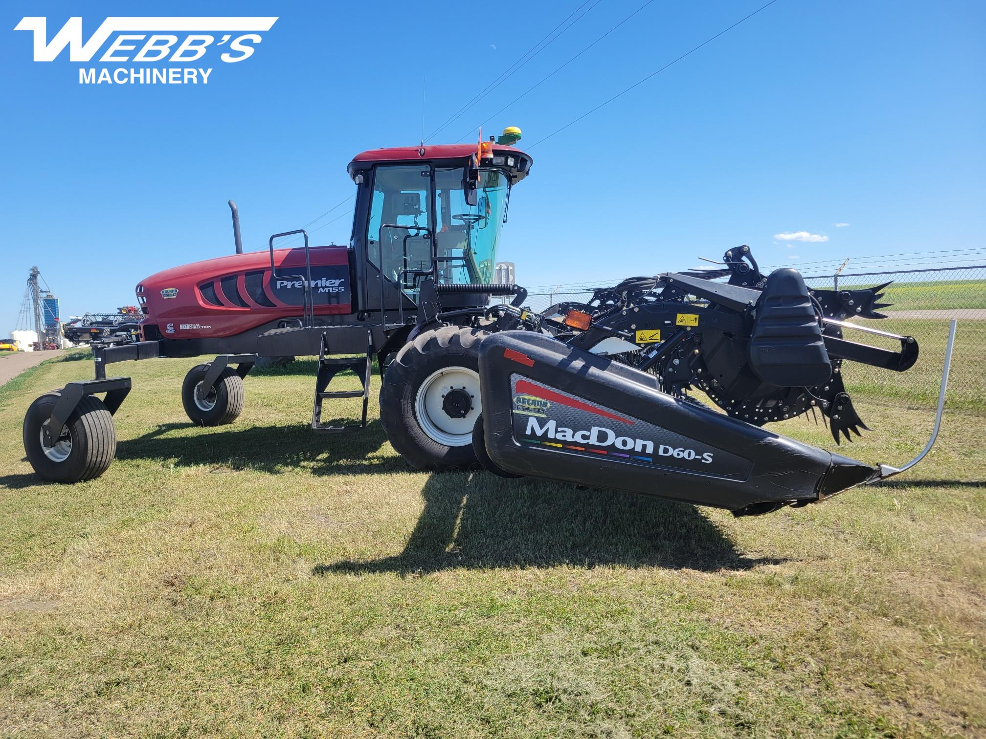 2012 MacDon M155 Windrower