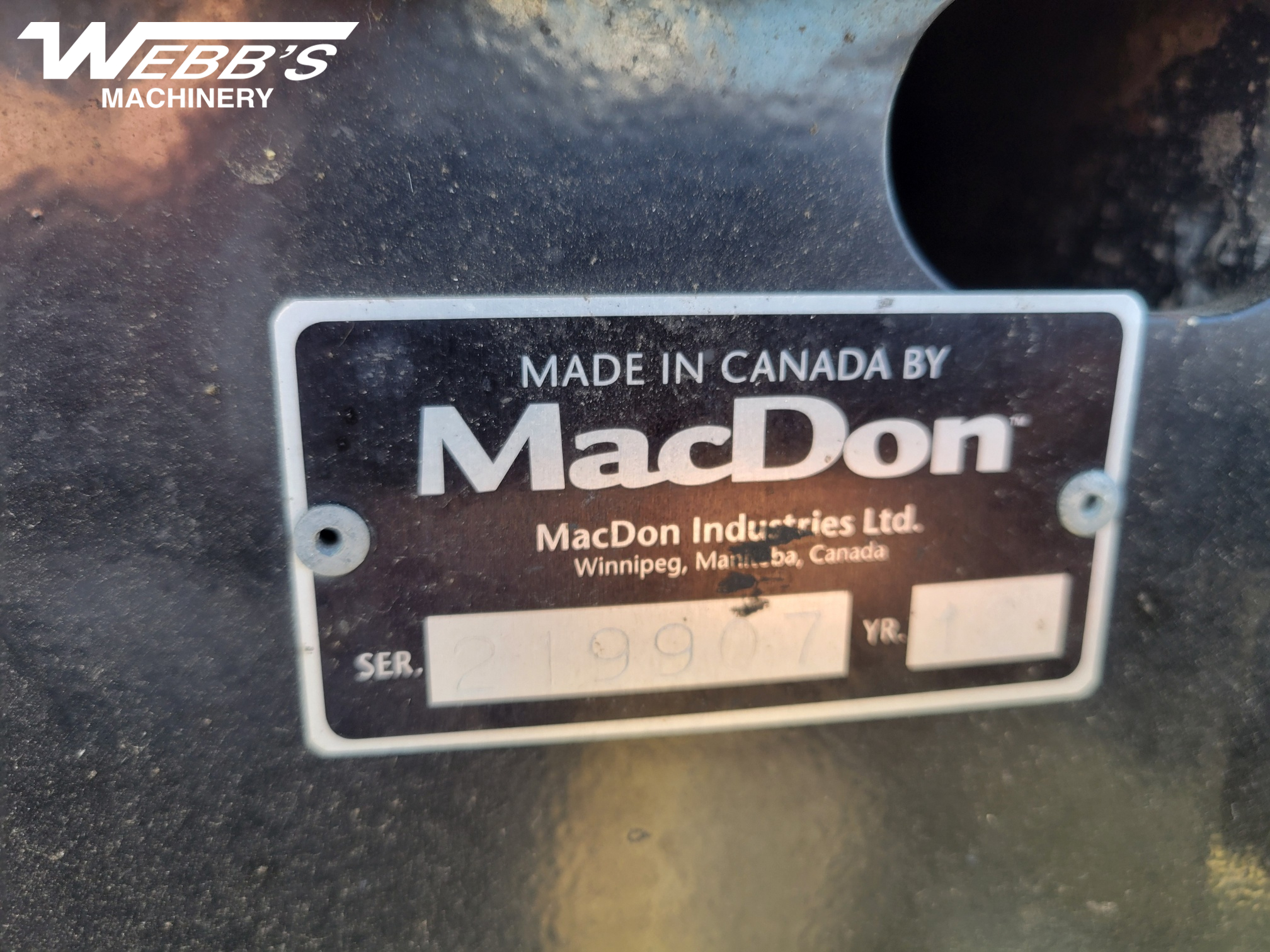 2012 MacDon M155 Windrower