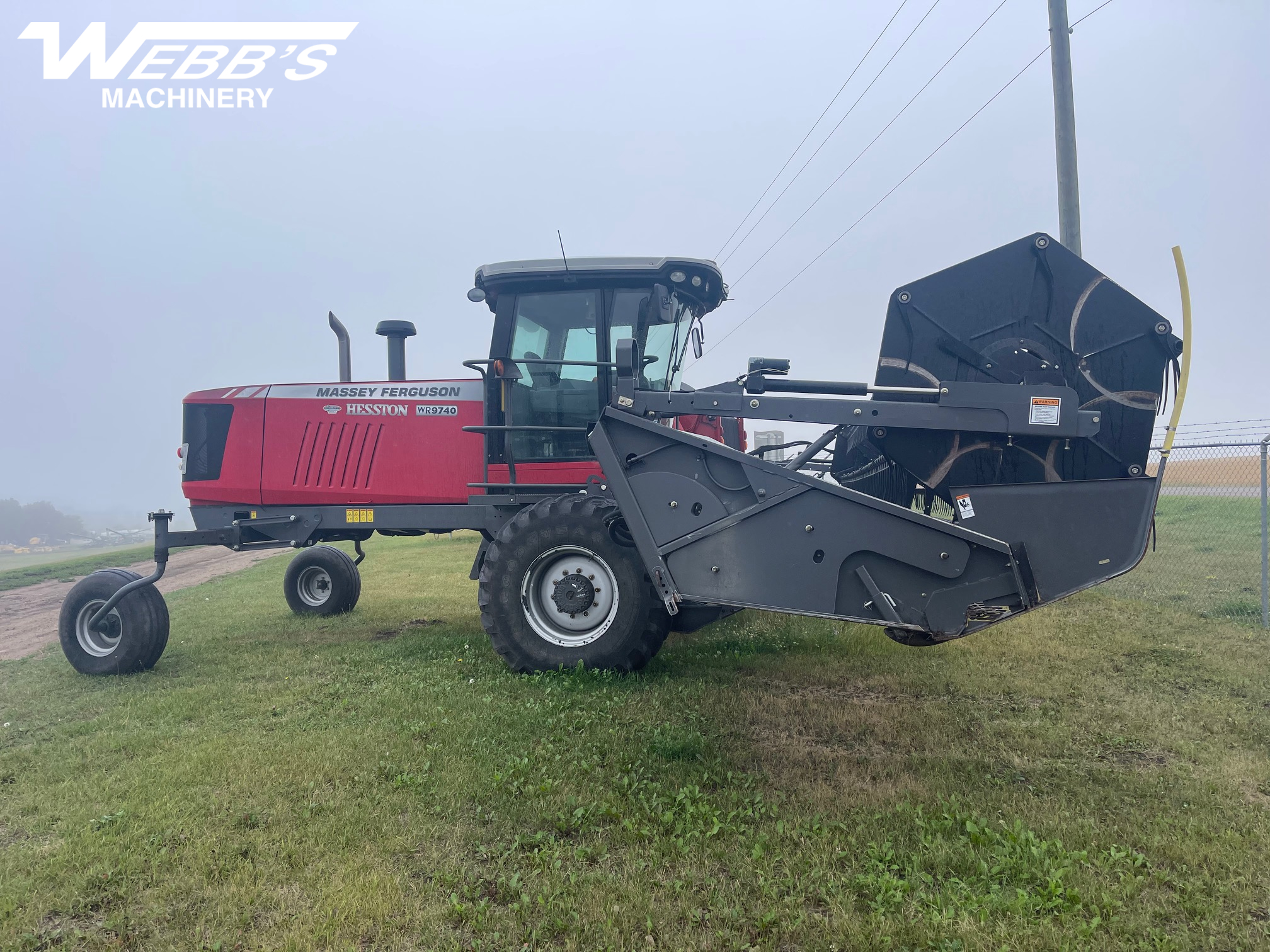 2012 Massey Ferguson WR9740 Windrower