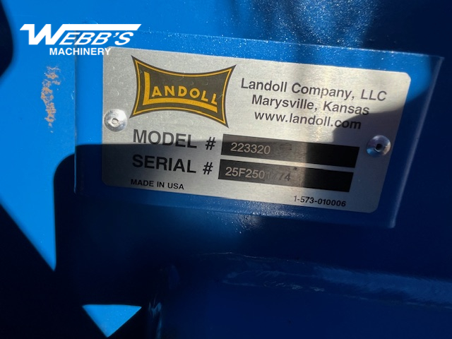 2025 Landoll 2512F-9-30 Ripper