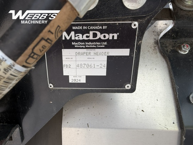 2024 MacDon FD235 Header Combine