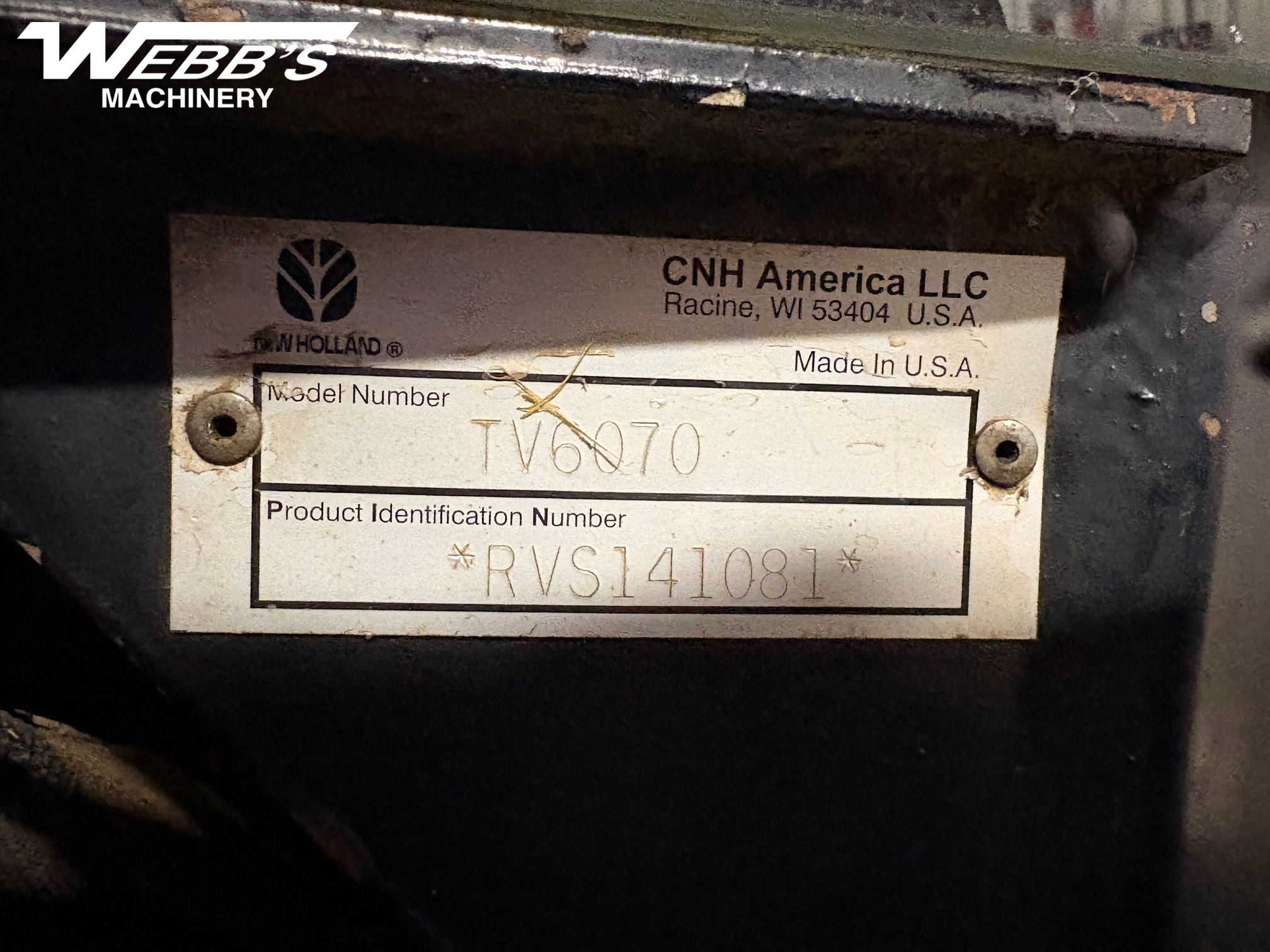 2014 New Holland TV6070 Tractor