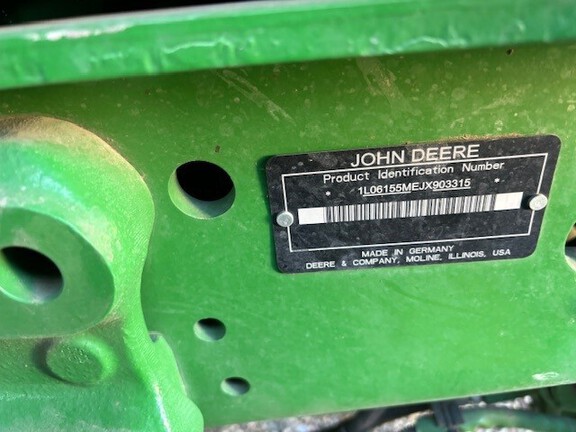 2018 John Deere 6155M Tractor