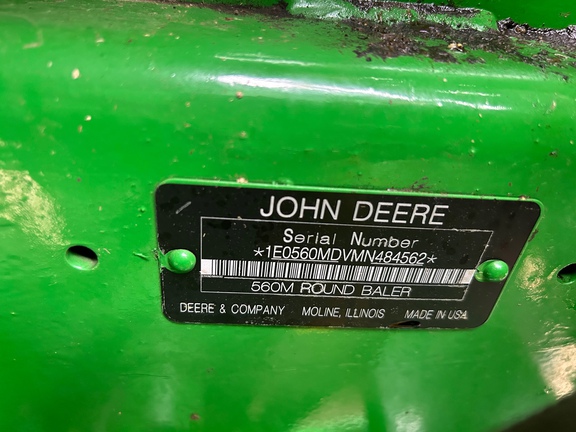 2022 John Deere 560M Baler/Round