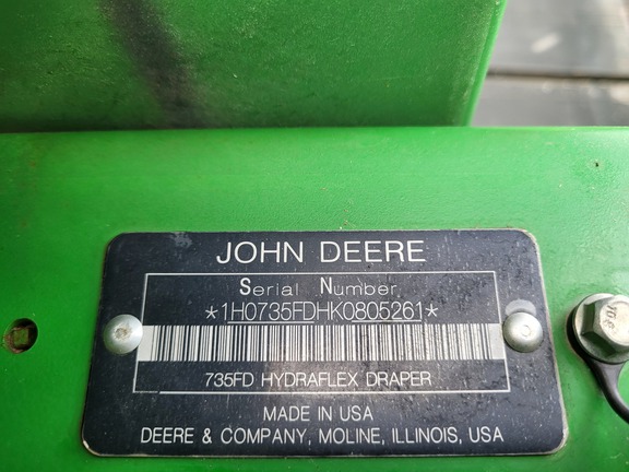 2019 John Deere 735FD Header Combine