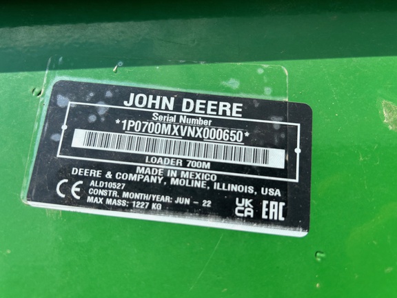 2022 John Deere 700M Loader