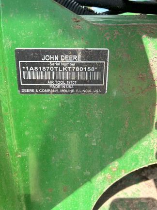 2019 John Deere 1870 Air Seeder